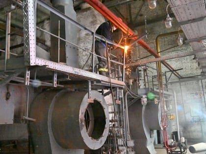 В микрорайоне Красная Речка идет переоборудование котельной