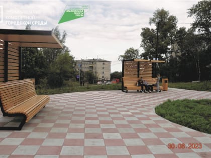 Открытие общественной территории «Пешеходная зона сквера по проспекту Октябрьский, дом 18»