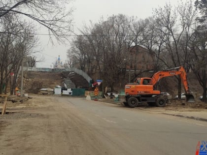 Движение в районе тургеневской лестнице ограничат в Хабаровске