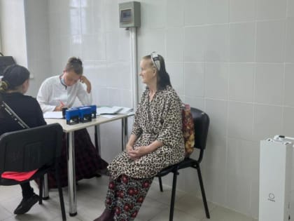 Медицинская бригада посетила село Хурба для обследования жителей