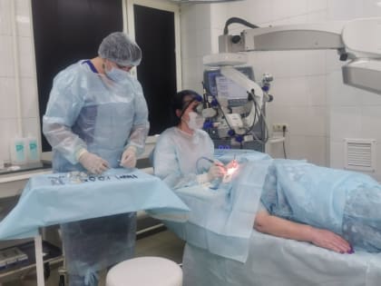 В Хабаровском крае увеличивается число операций по замене хрусталика глаза