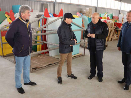 Сенатор Российской Федерации Андрей Базилевский с рабочим визитом посетил Хабаровский район