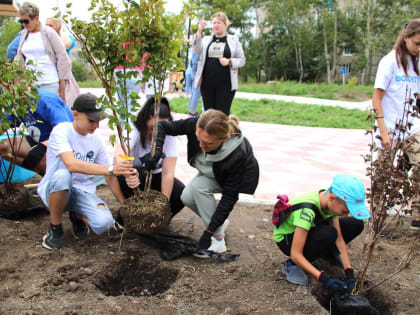 А у нас новый сквер!