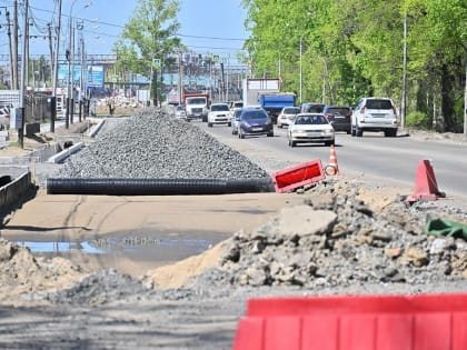 Проезд Сортировочный отремонтировали в Хабаровске