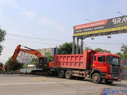 Энергетики приступили к ремонту тепломагистрали на ул. Ленина в Хабаровске