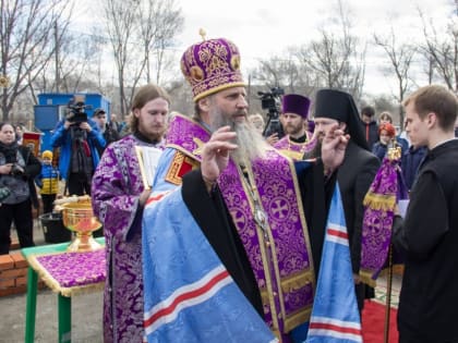 Митрополит Артемий: «Храм строится не ради храма, храм строится ради людей»