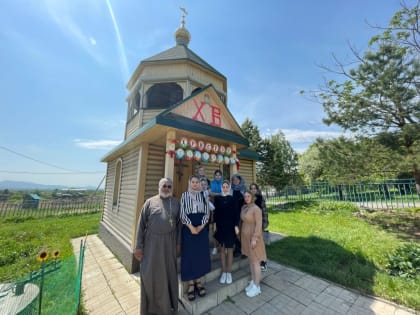 В ХРАМЕ СОСТОЯЛАСЬ БЕСЕДА СО СВЯЩЕННИКОМ ОБ ИСТОРИИ СОЗДАНИЯ СЛАВЯНСКОЙ АЗБУКИ