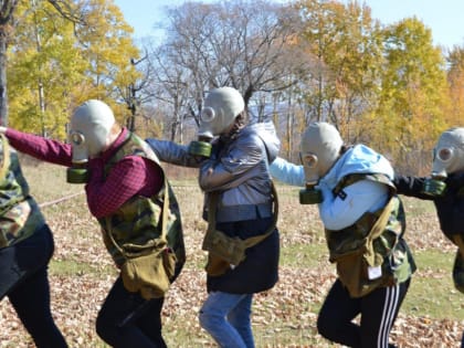 Второй этап комбинированной военно-спортивной игры «Патриот» прошел в Амурском районе