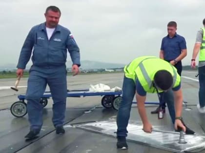 В Комсомольске-на-Амуре начались испытания SSJ-100 на взлётной полосе