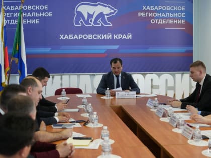Заседание общественного совета Федерального проекта «Единой России» «Безопасные дороги» прошло в Хабаровском крае