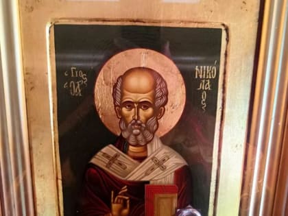 ПРАВЯЩИЙ АРХИЕРЕЙ СОВЕРШИЛ БОЖЕСТВЕННУЮ ЛИТУРГИЮ В ХРАМЕ СВЯТИТЕЛЯ НИКОЛАЯ ЧУДОТВОРЦА П.ВАНИНО В ДЕНЬ ПРЕСТОЛЬНОГО ПРАЗДНИКА