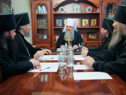ЕПИСКОП ВАНИНСКИЙ И ПЕРЕЯСЛАВСКИЙ АРИСТАРХ ПРИНЯЛ УЧАСТИЕ В ЗАСЕДАНИИ АРХИЕРЕЙСКОГО СОВЕТА ПРИАМУРСКОЙ МИТРОПОЛИИ