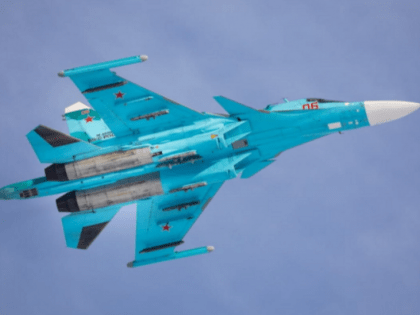 В Брянской области упал российский истребитель Су-34