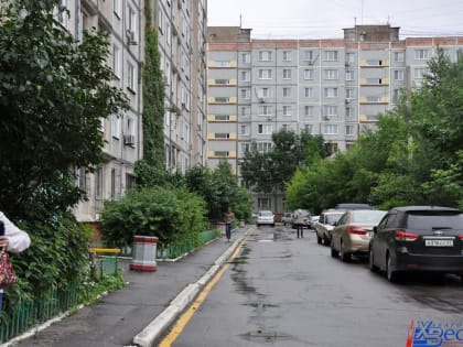 Определен перечень дворовых территорий, которые благоустроят в Хабаровске