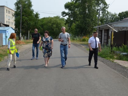 Завершён ремонт ещё двух объектов улично-дорожной сети Комсомольска по напроекту БКД