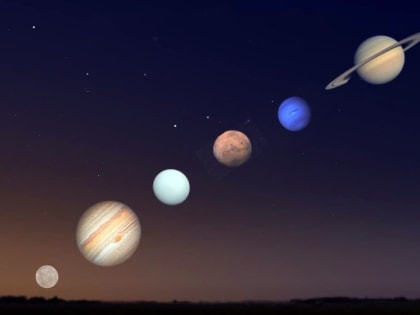 Очередной парад планет можно понаблюдать в небе над Хабаровском