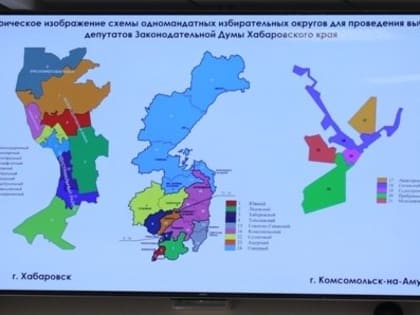 Новую «нарезку» одномандатных избирательных округов утвердили в Хабаровском крае