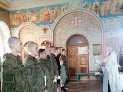 Крещение солдат состоялось в хабаровском храме