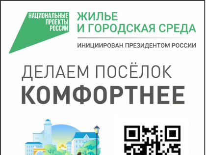 Продолжается рейтинговое голосование по благоустройству нашего поселка, которое проводится ежегодно с 2018 года - момента нашего участия в федеральной программе «Жилье и городская 