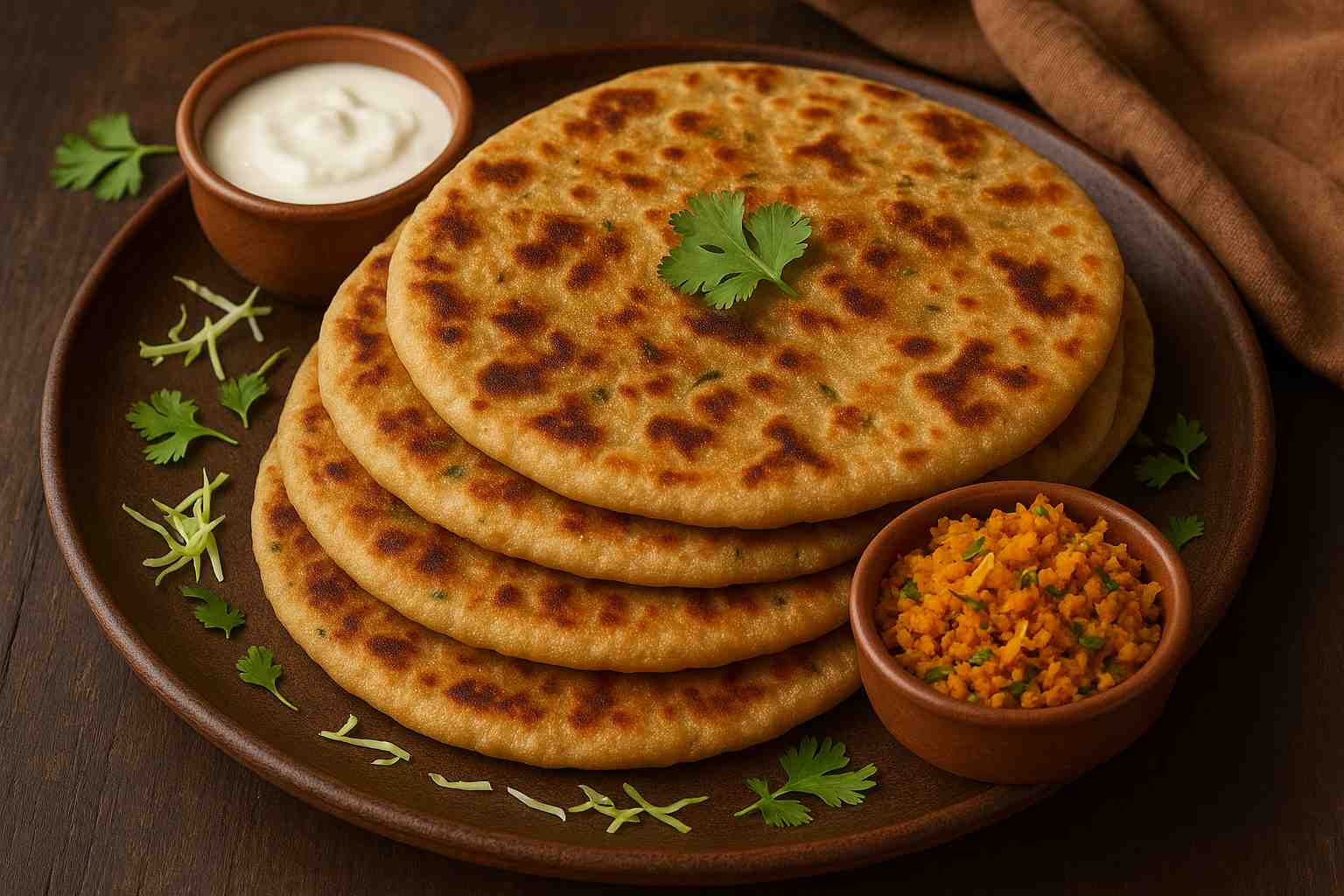 CABBAGE SATTU PARATHA