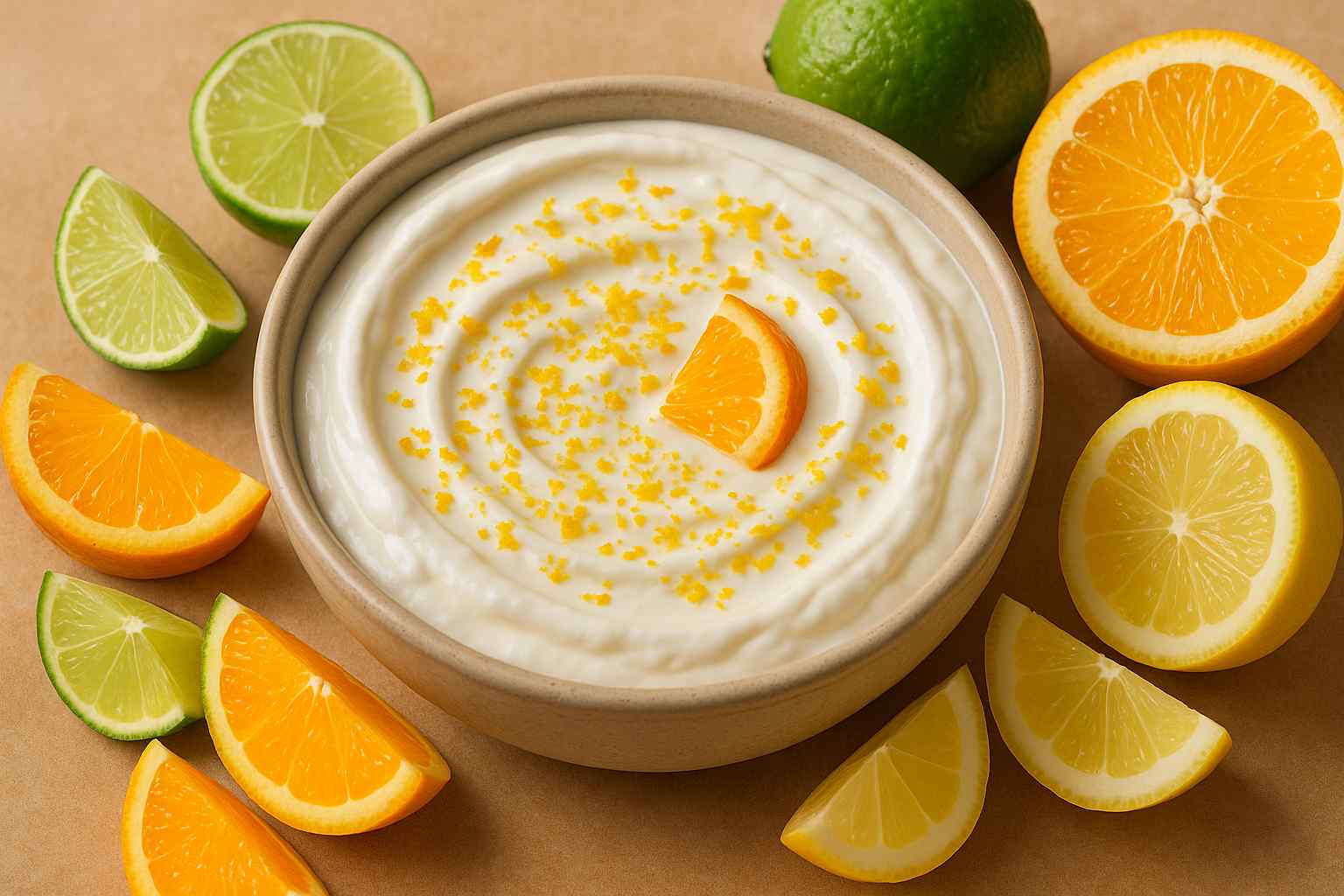 CITRUS YOGURT DIP