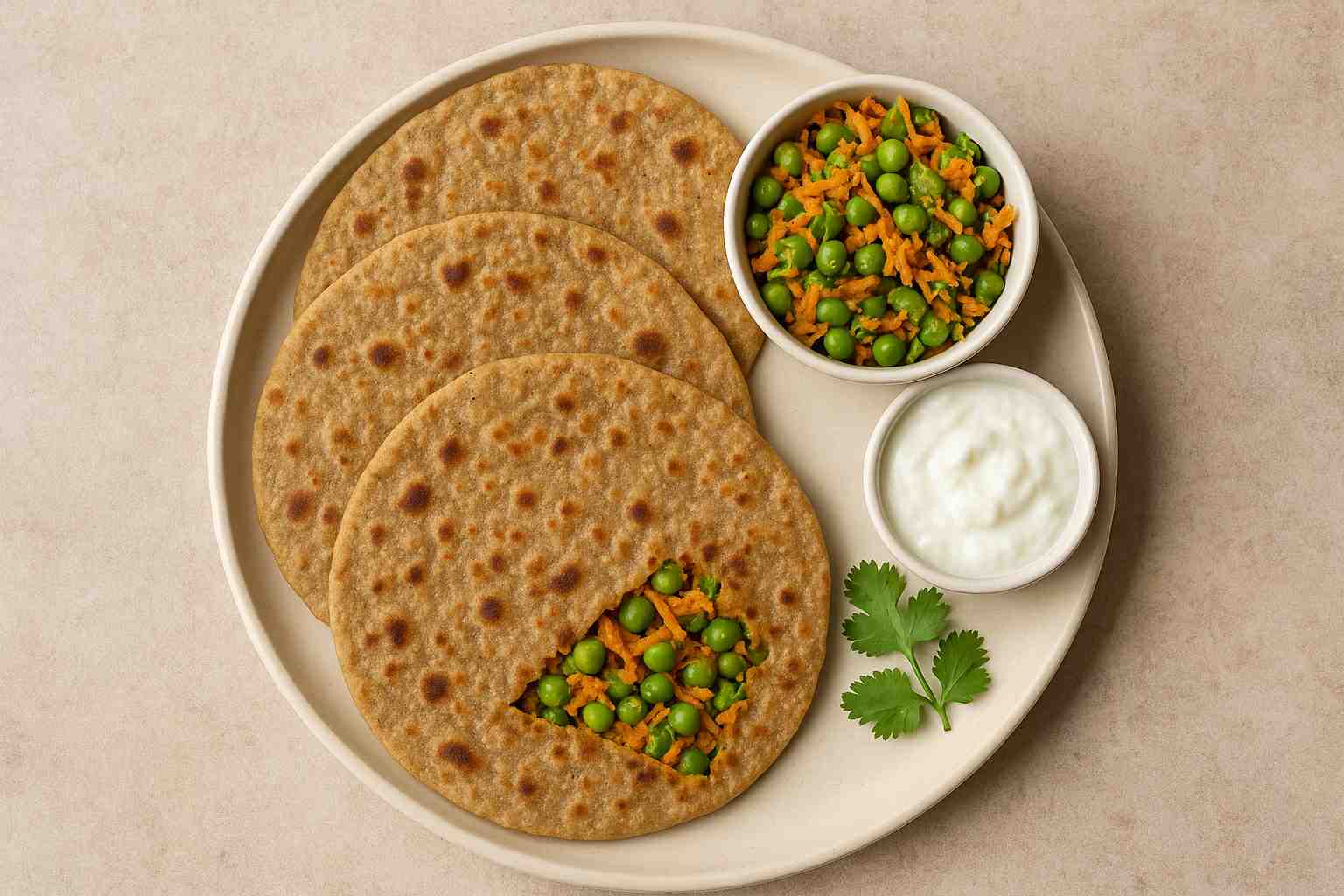 HEALTHY LOW CALORIE PARATHA