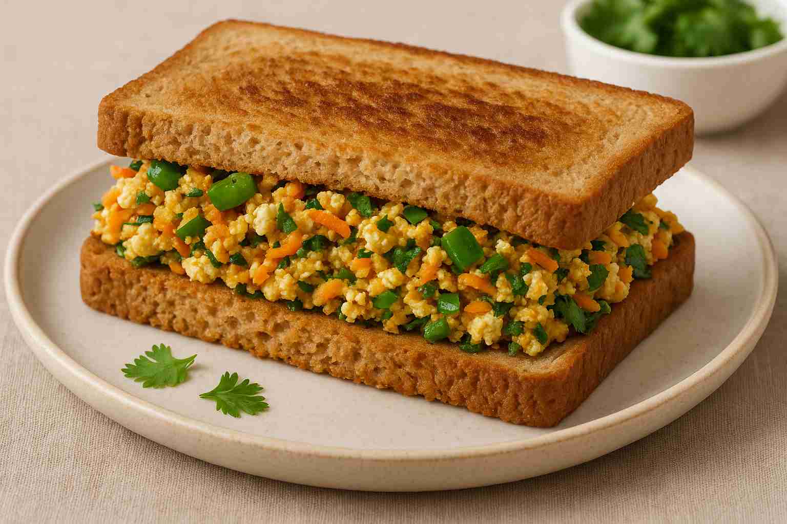 HEALTHY VEGGIE SANDWICH