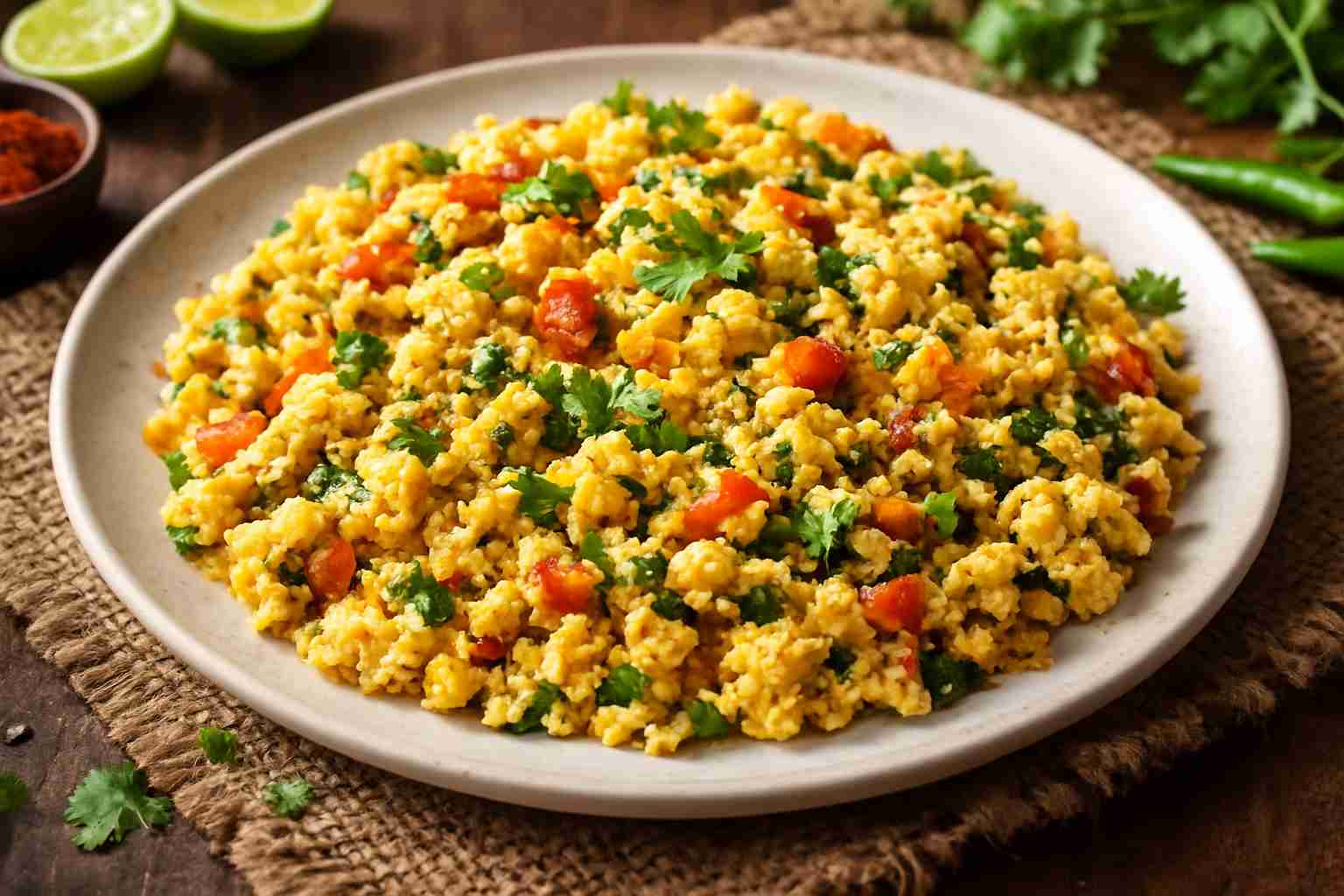 INDIAN STYLE SCRAMBLED EGGS