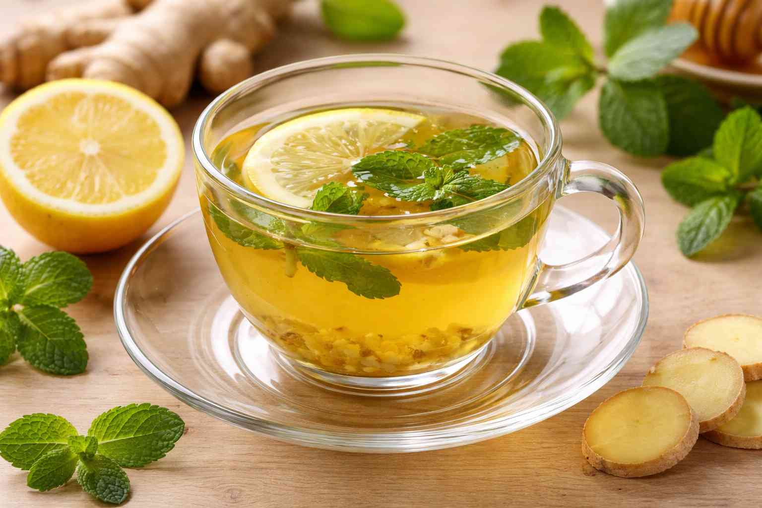 LEMON GINGER TEA