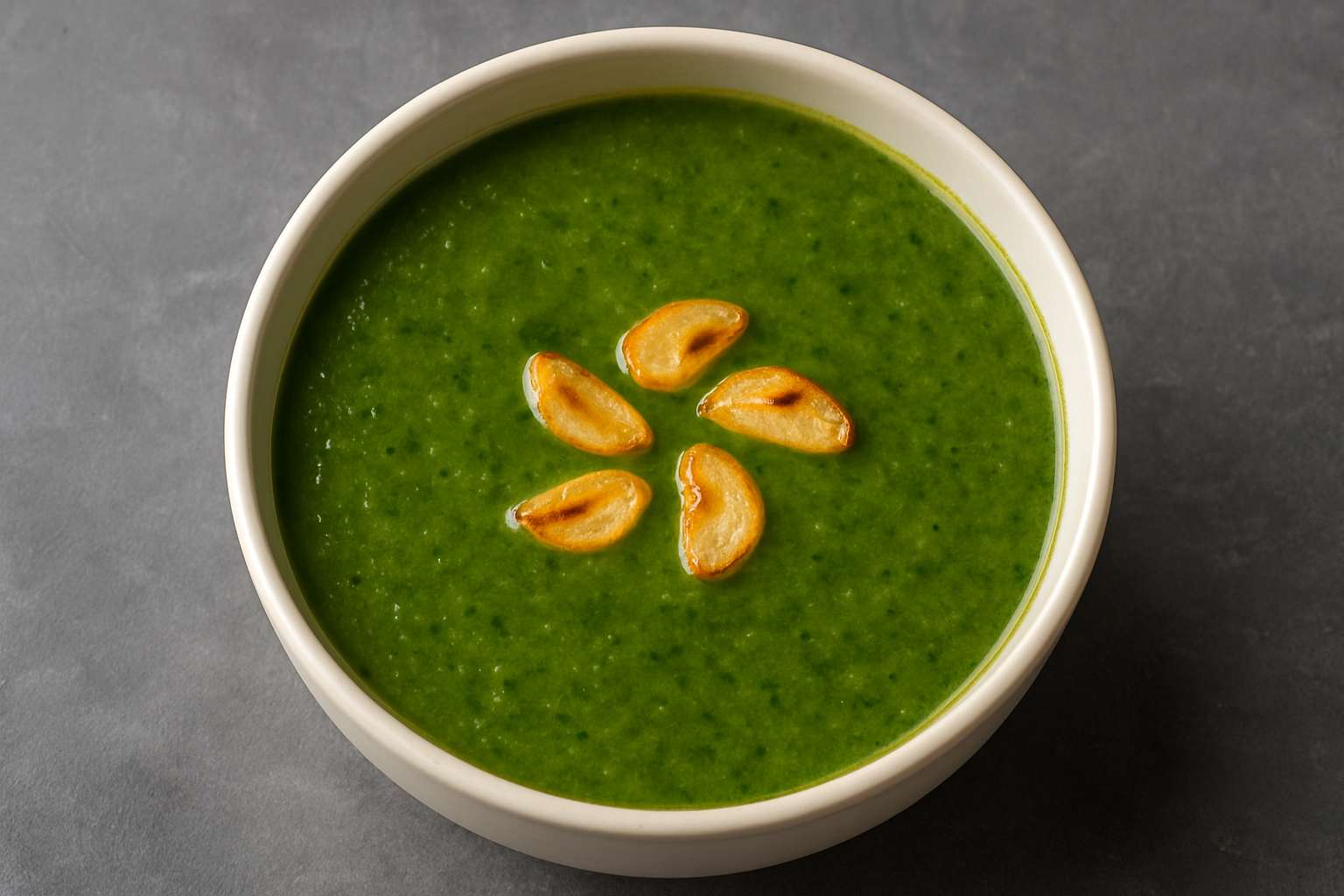 DUDHI PALAK GARLIC SOUP