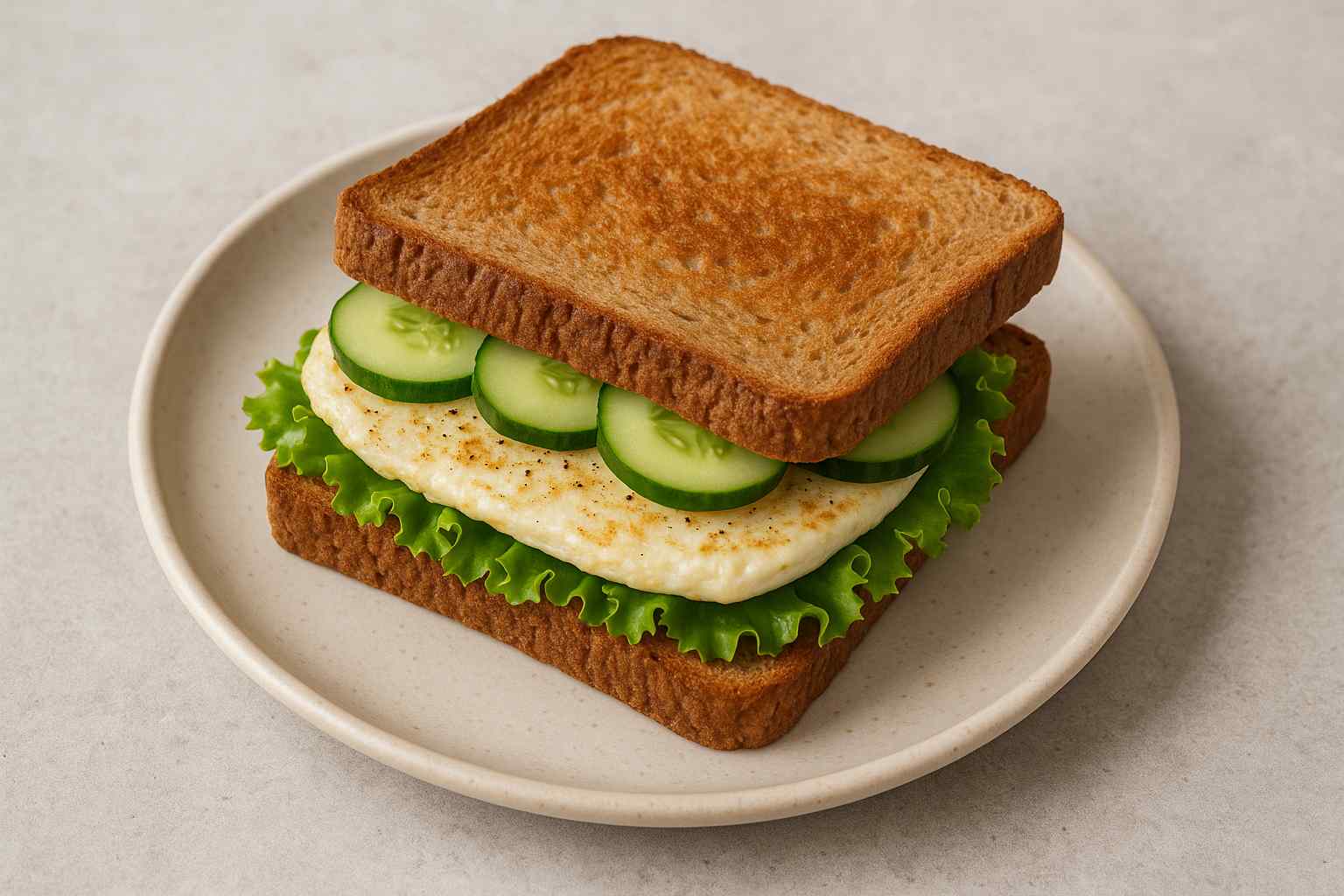 EGG CUCUMBER SANDWICH