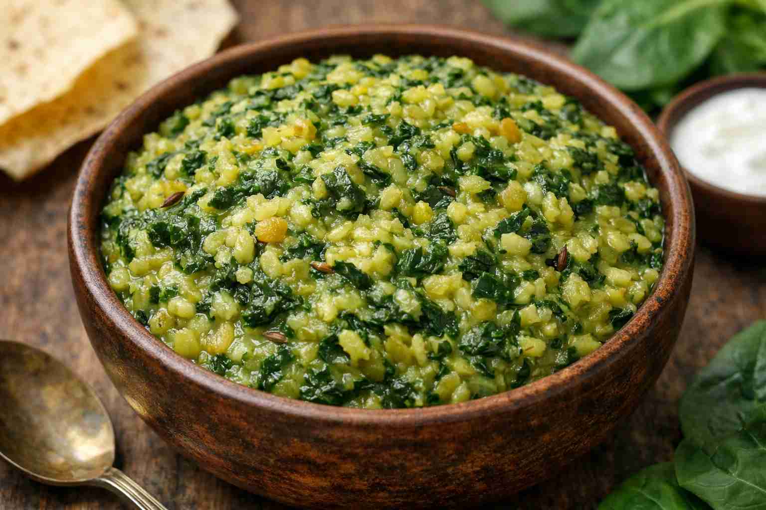 SPINACH KHICHDI