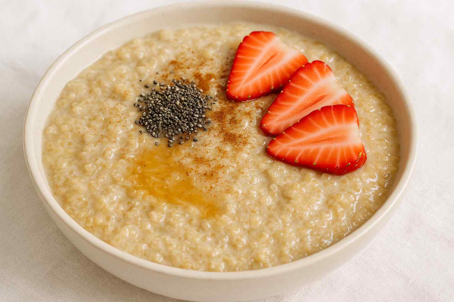 HIGH PROTEIN QUINOA PORRIDGE