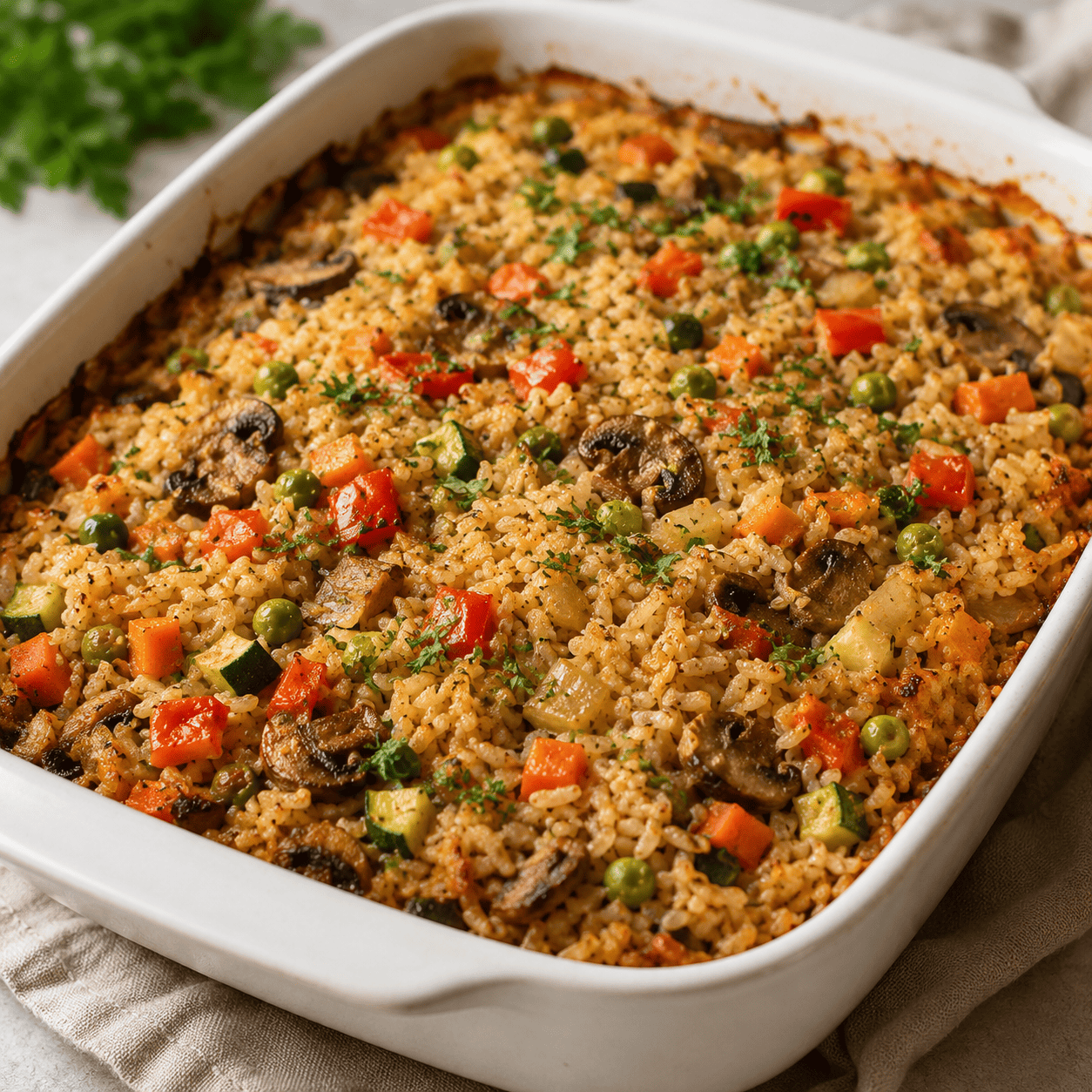 BROWN RICE CASSEROLE