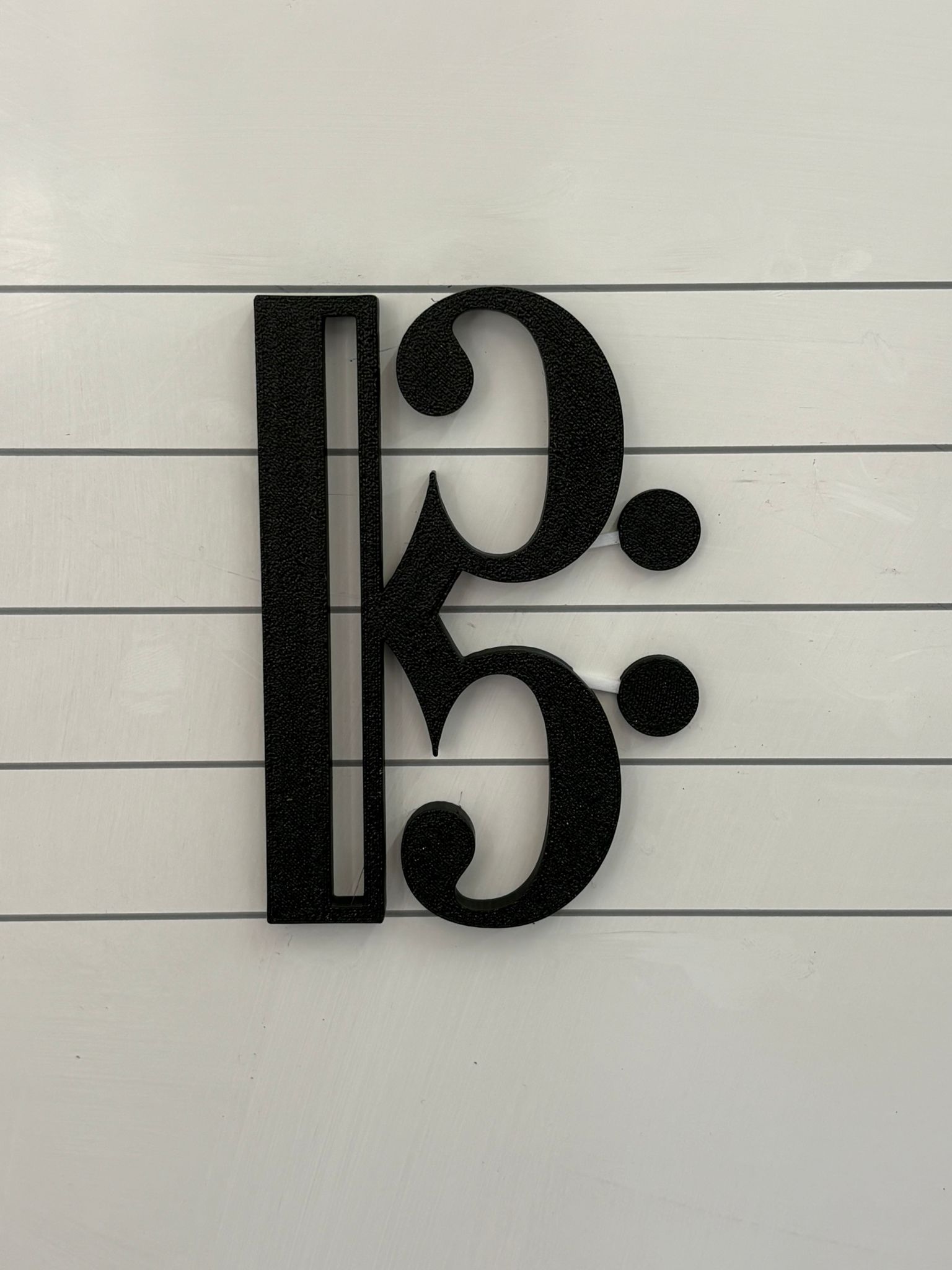 Black alto clef