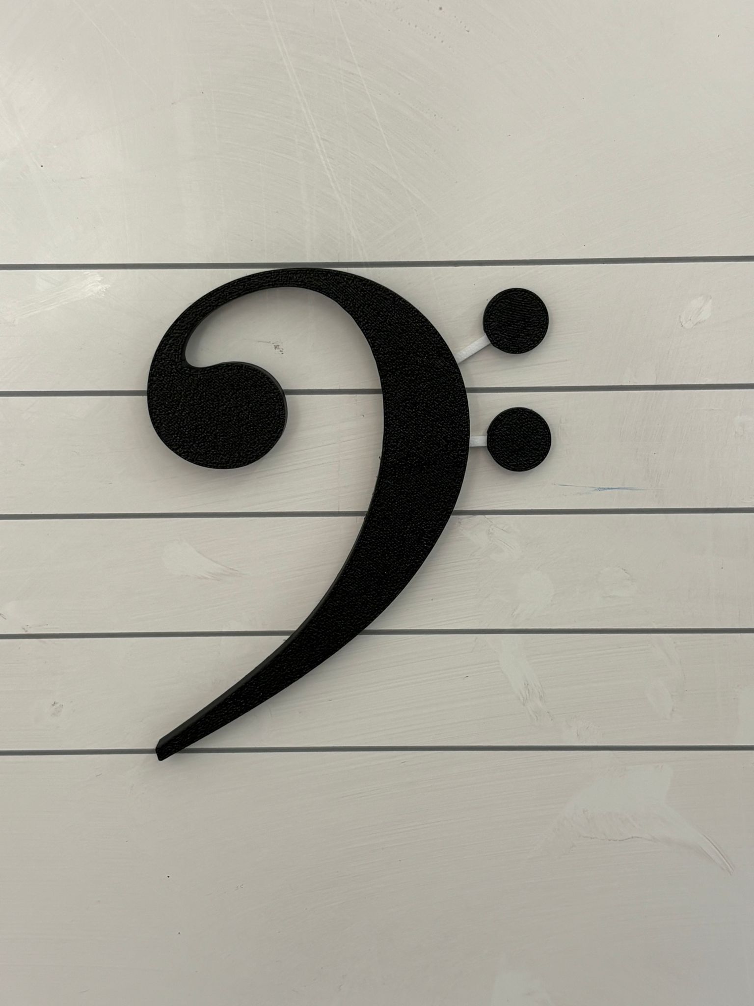 Black bass clef