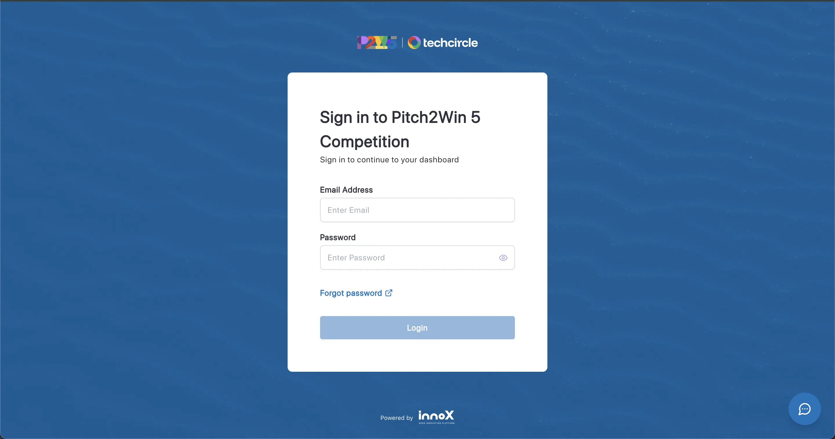 Pitch2Win Application Portal