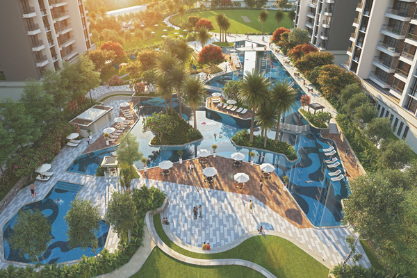 Sobha City landscape