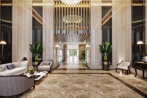 Sobha City living room