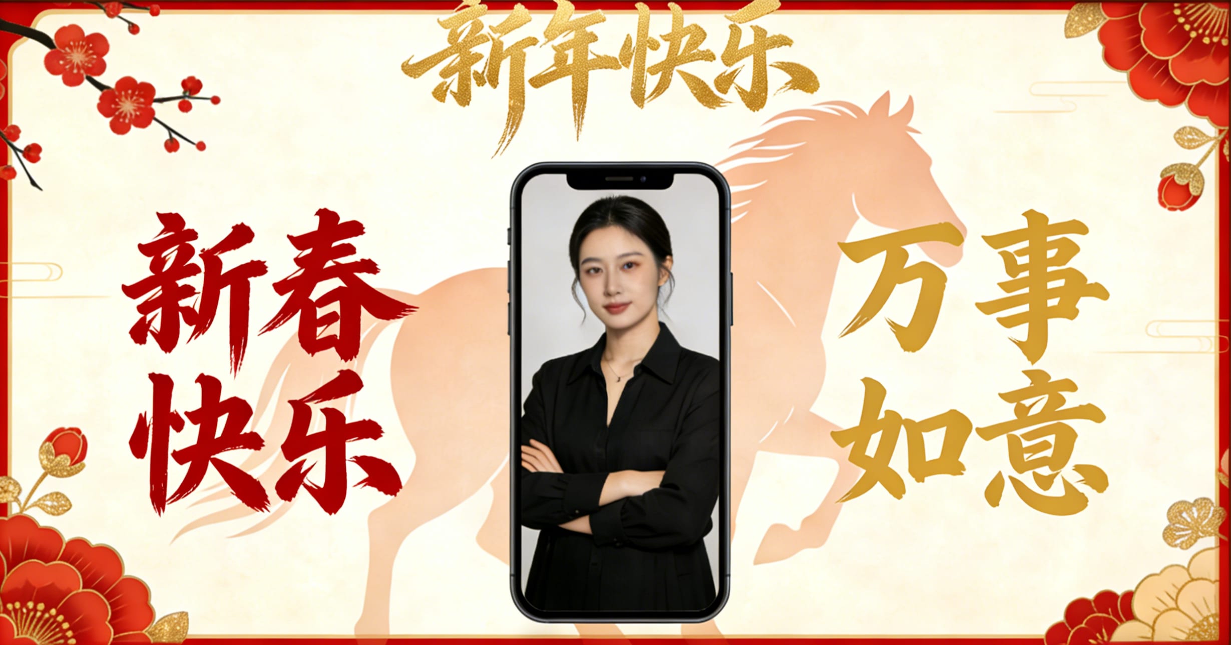 Basic Chinese New Year Greetings Card