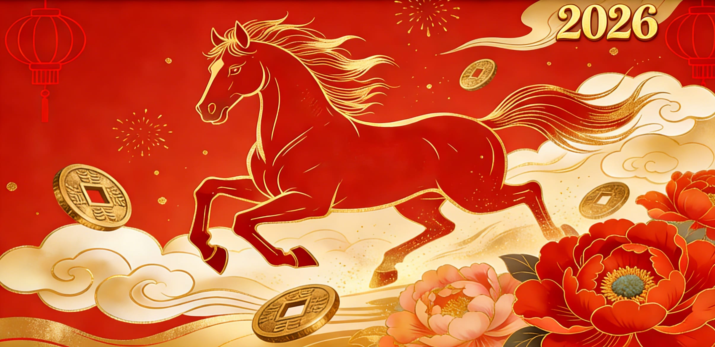Chinese Zodiac Horse for 2026
