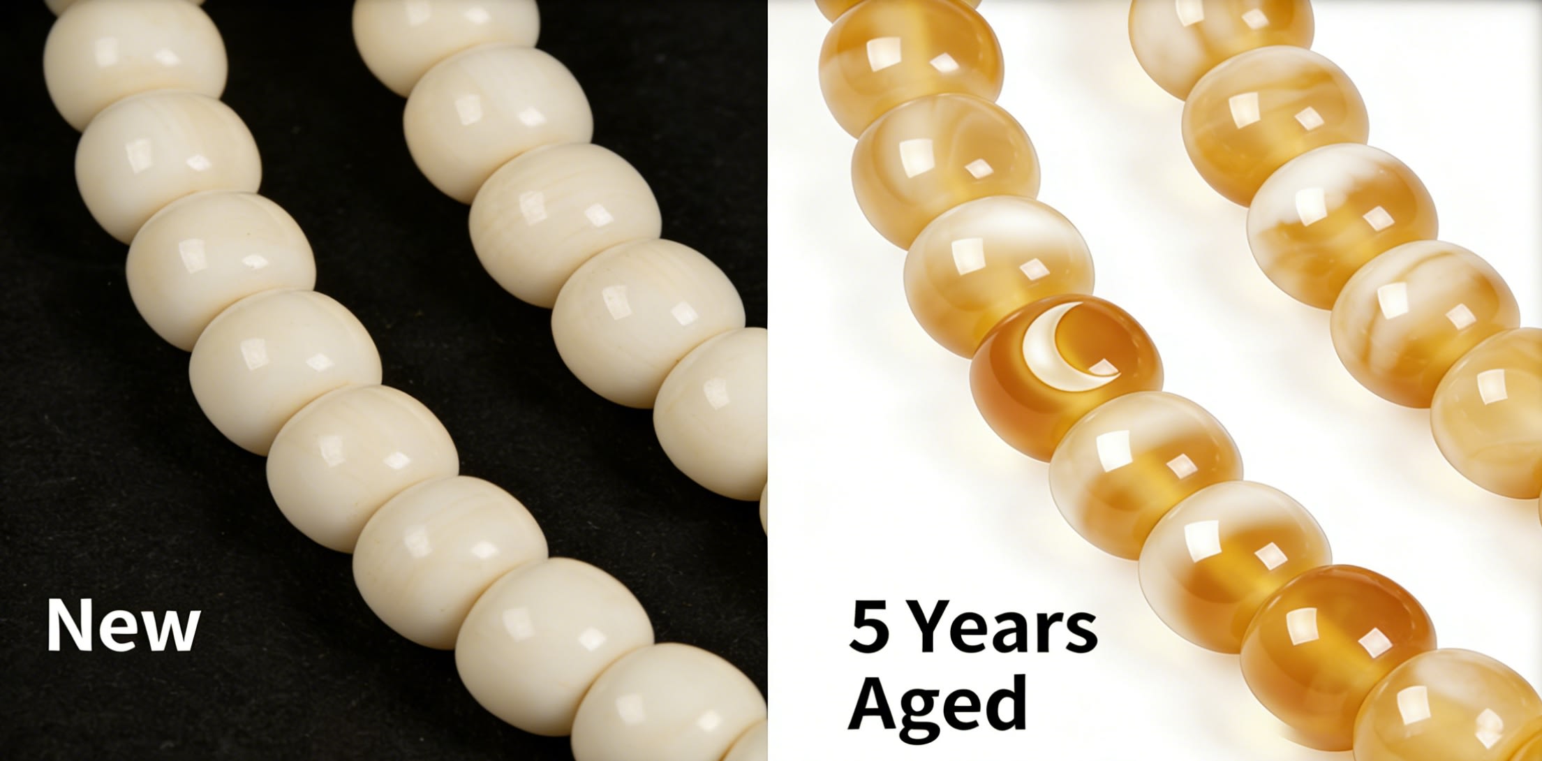 Comparison of a new Star and Moon Bodhi string vs. a 5-year aged string