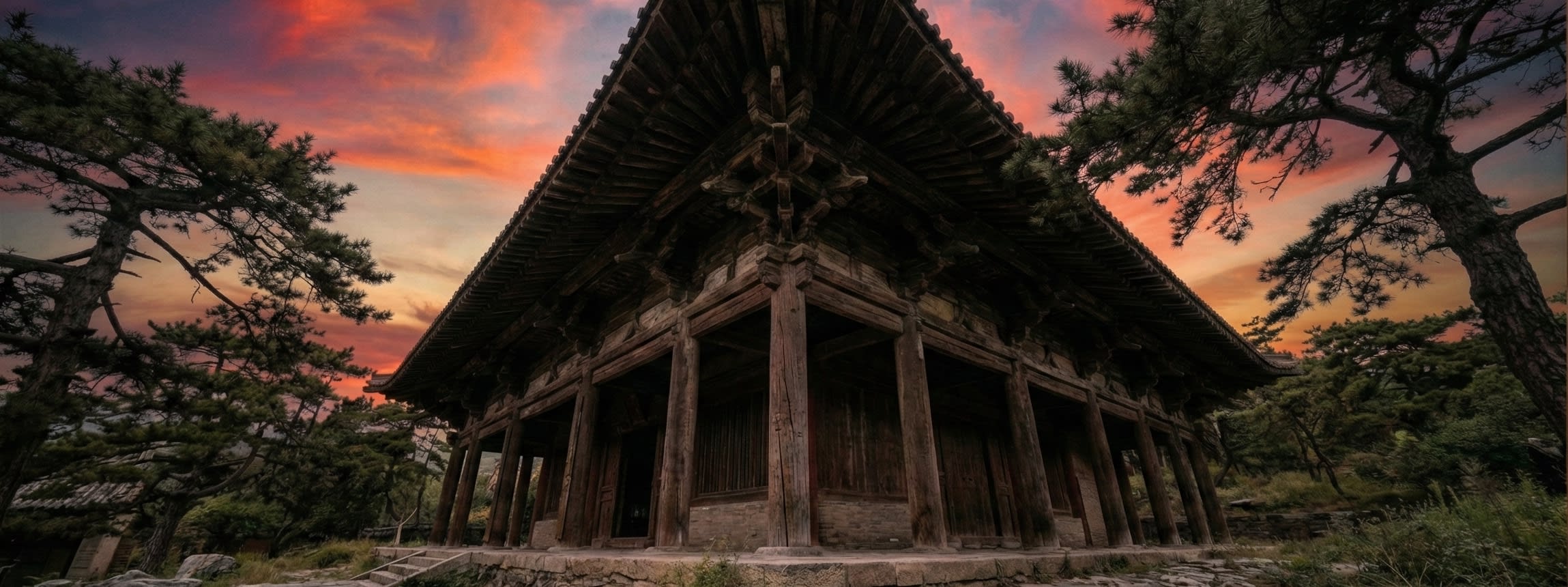 The majestic main hall of Foguang Temple in Shanxi