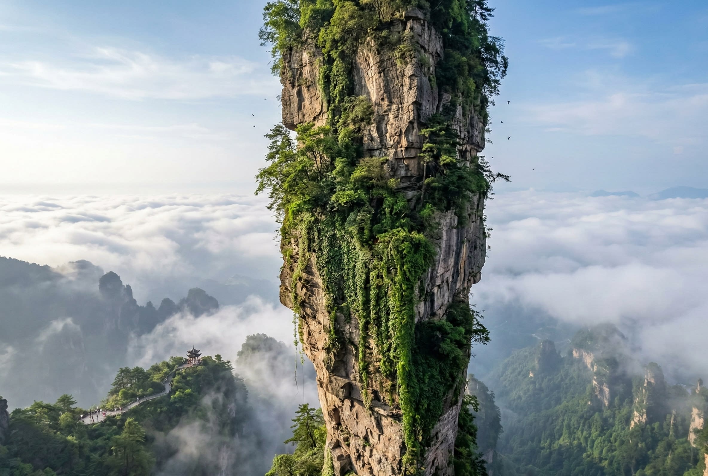 Zhangjiajie Floating Peaks