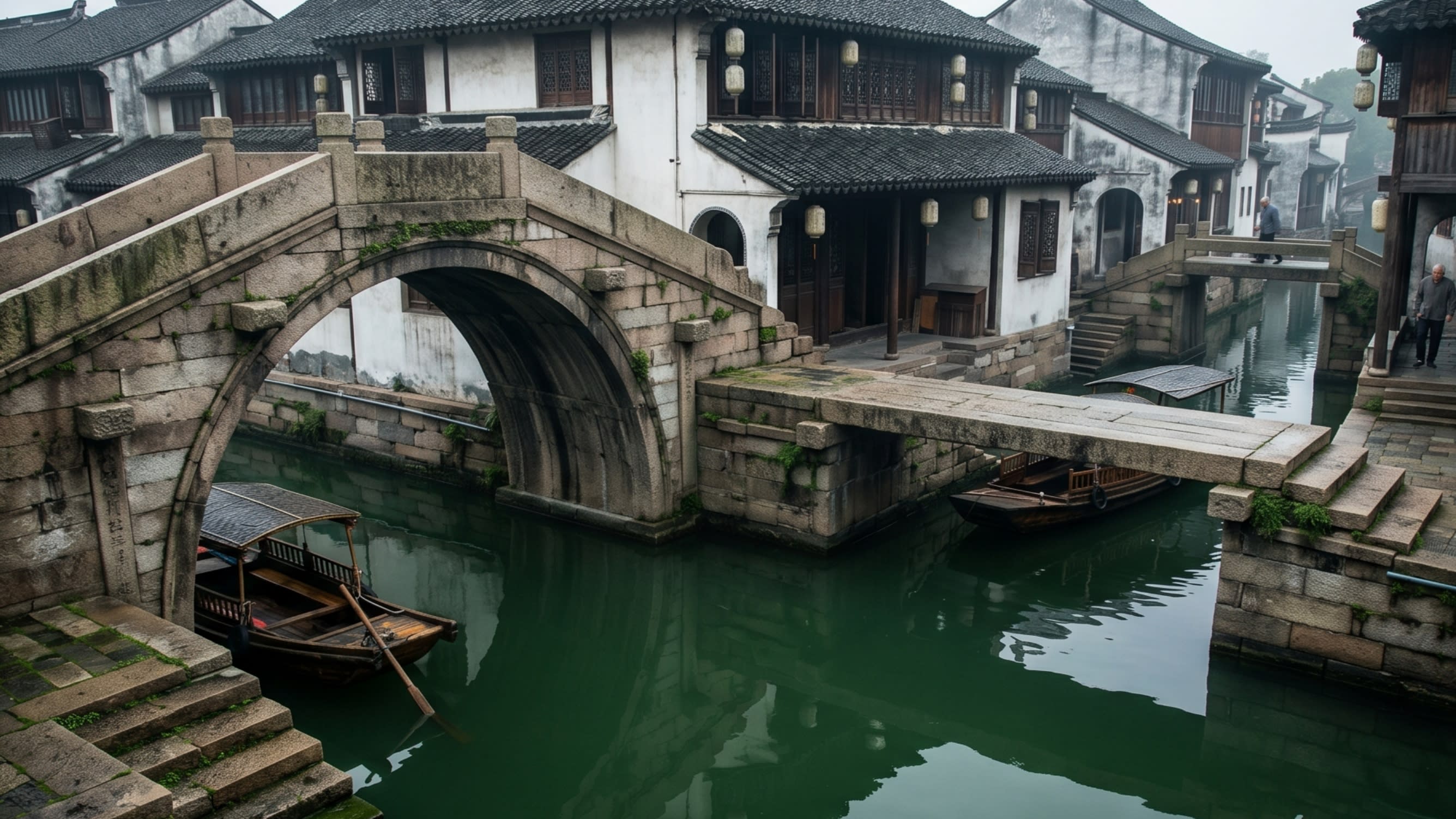 Image 2 - The iconic Double Bridges of Zhouzhuang