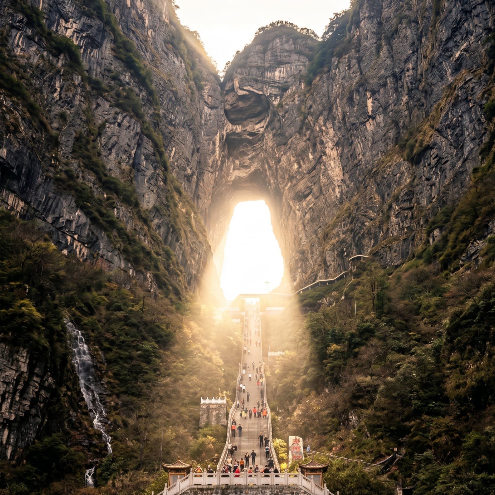 Image 2 - The epic 999 steps leading to the Heaven's Gate Cave