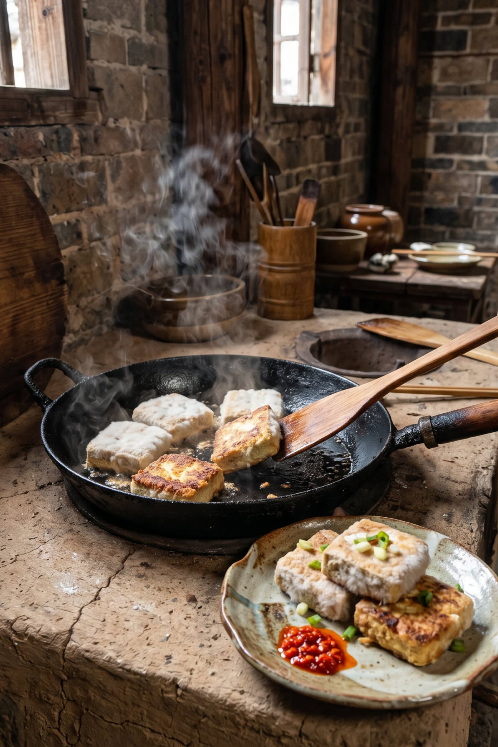 Image 4 - Pan-fried Hairy Tofu, a unique local specialty of the region