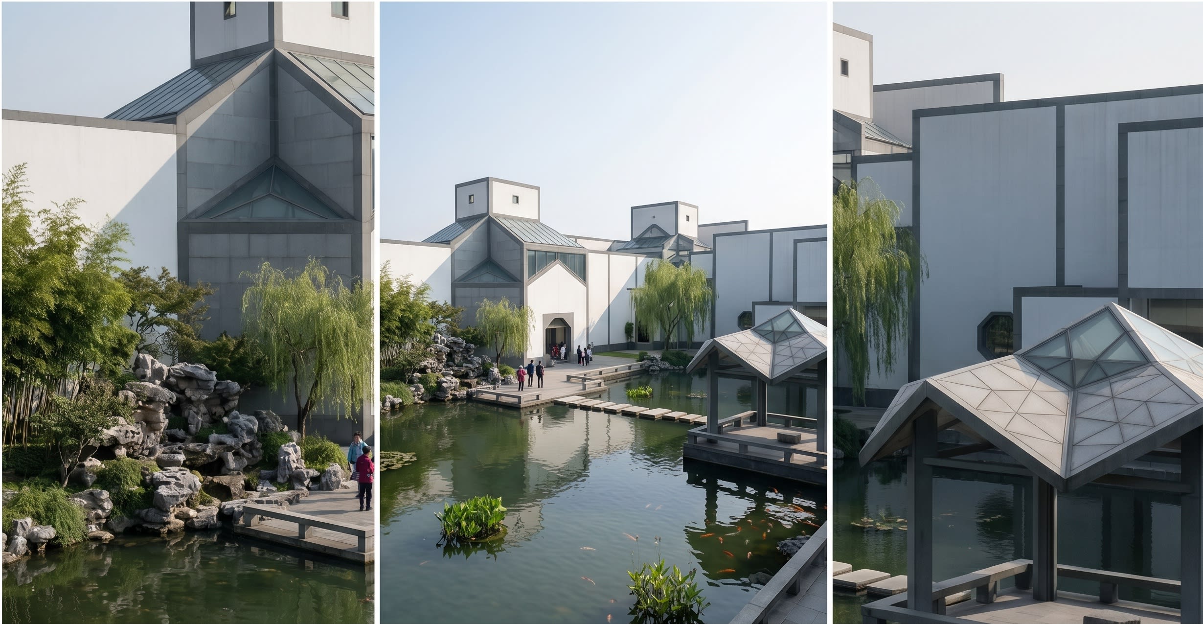 Image 1 - The minimalist geometric lines of the I.M. Pei designed Suzhou Museum