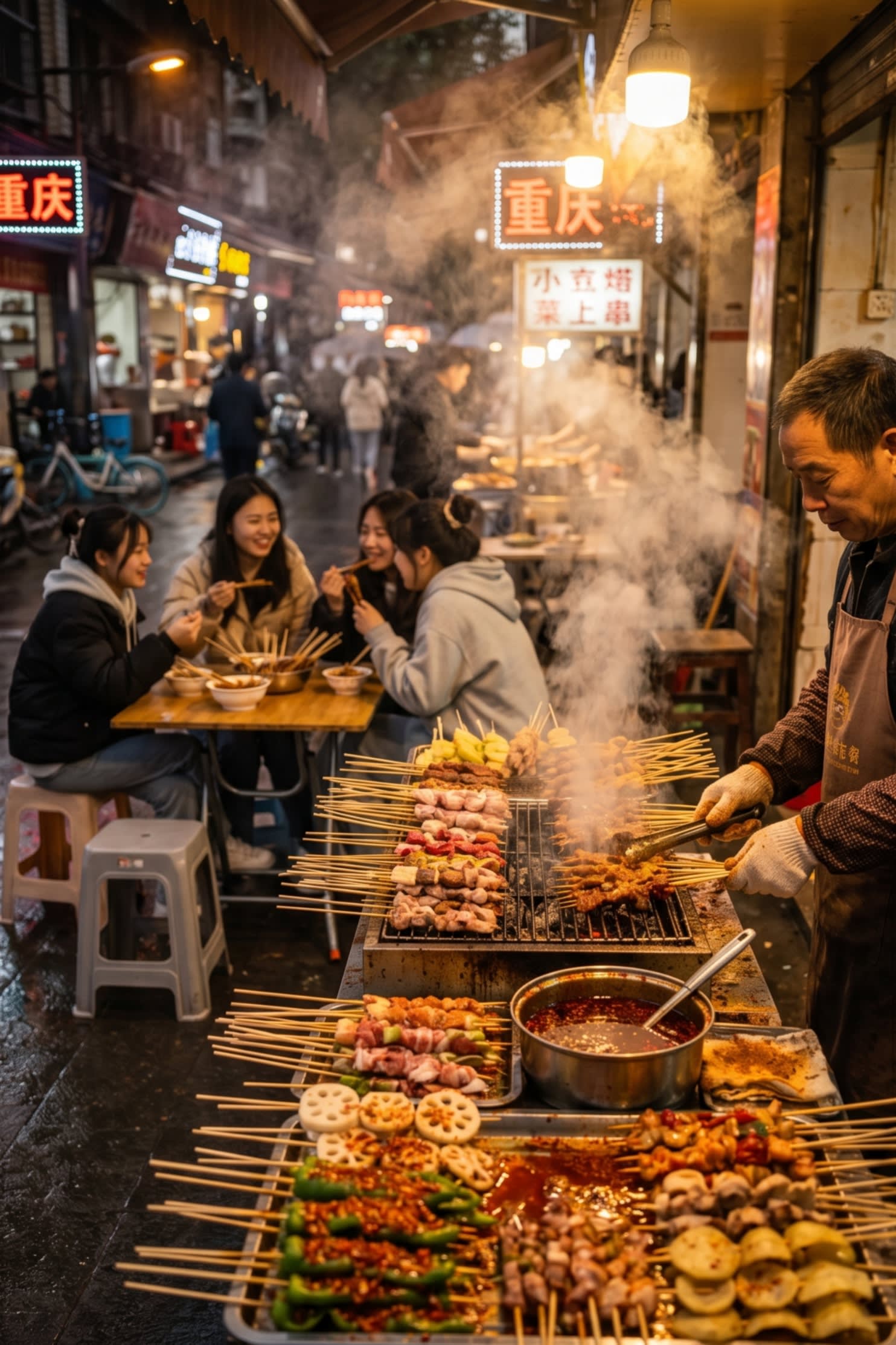 Image 4 - The ultimate reward for a night walk: authentic late-night skewers