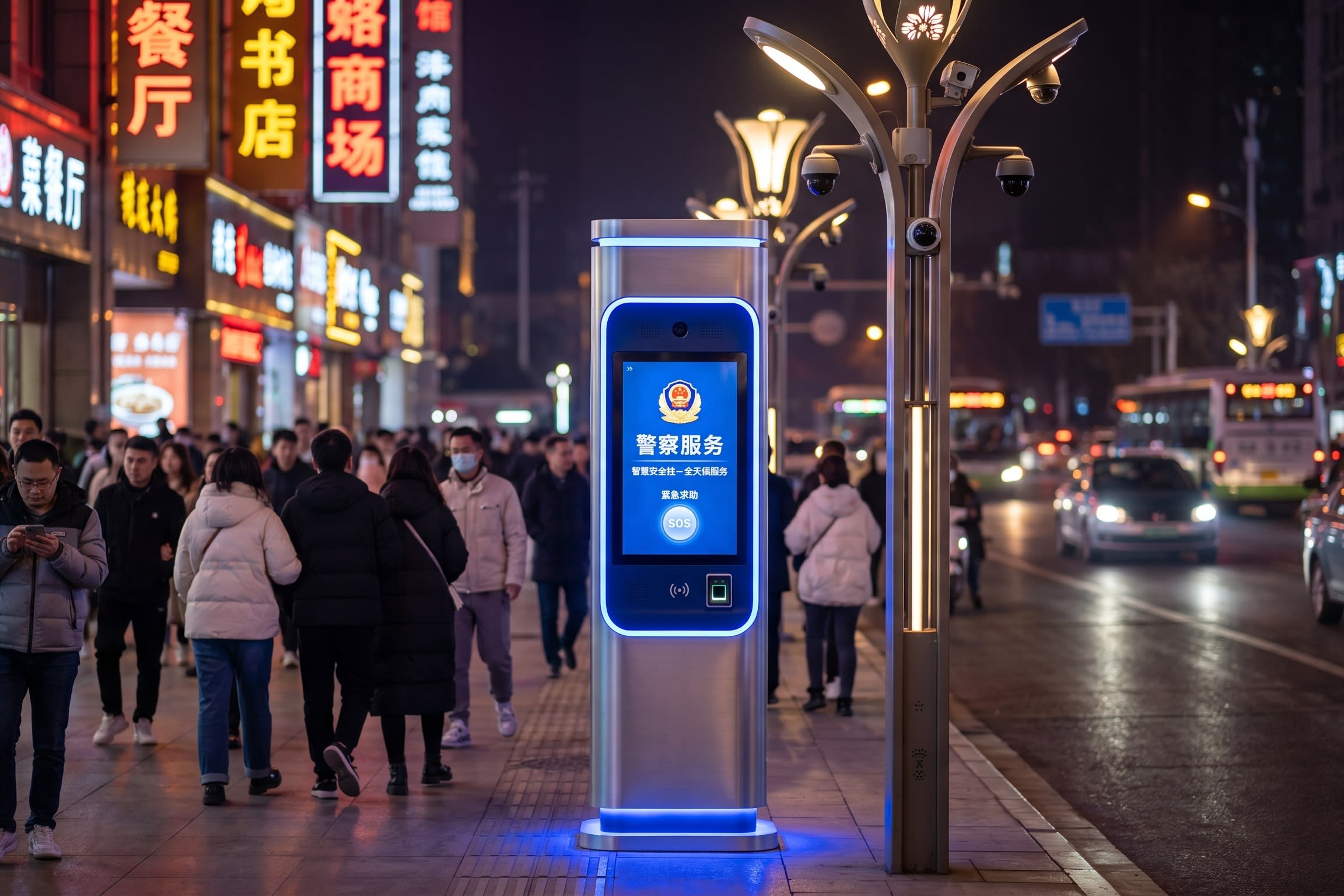 Image 3 - Reassuring safety technology integrated into the modern streetscape
